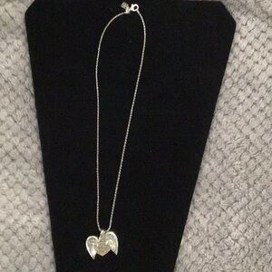 Grace and Heart Sterling Silver Necklace